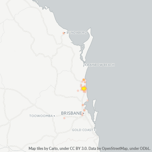 Dami ng Negosyo sa Postal Code 4556 - Buderim, Queensland