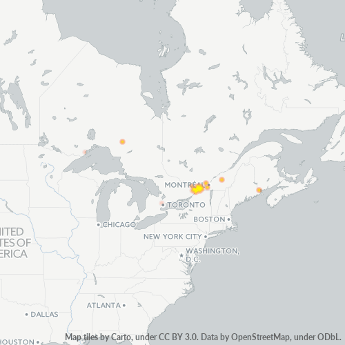 Dami ng Negosyo sa Postal Code K0C - Ontario