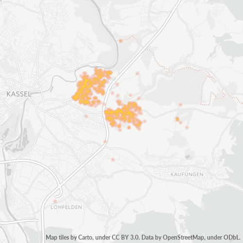 Dami ng Negosyo sa Postal Code 34266 - Hesse