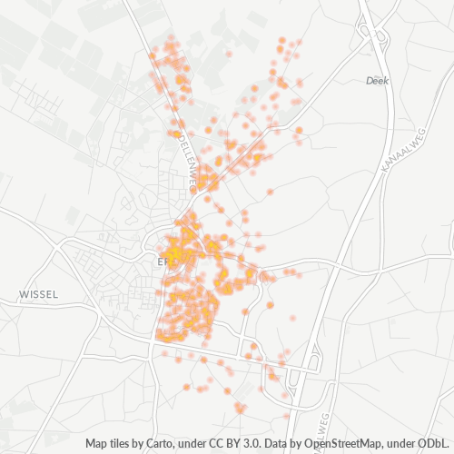 Dami ng Negosyo sa Postal Code 8161 - Epe, Provincie Gelderland