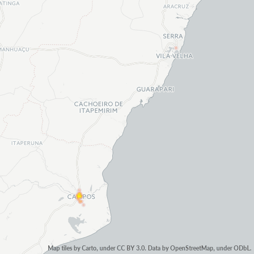 Concentració d'empreses a Codi Postal 28080-000 - Campos dos Goytacazes, Estat de Rio de Janeiro