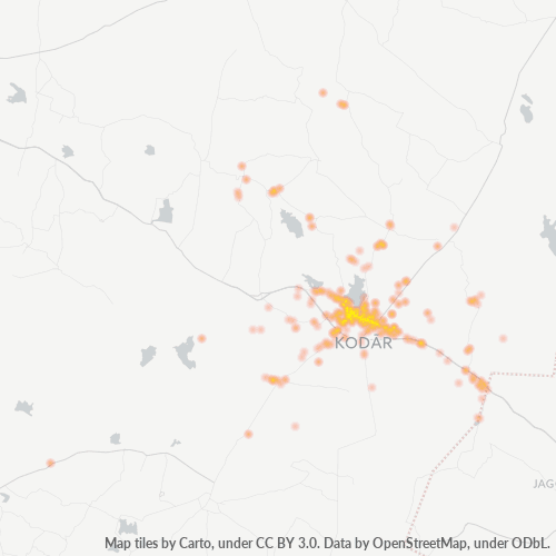 Dami ng Negosyo sa Postal Code 508206 - Kodār, Telangana