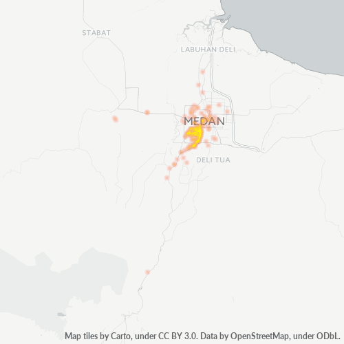 Dami ng Negosyo sa Postal Code 20155 - Medan, Sumatera Utara