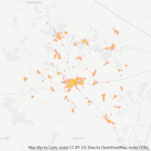 Dami ng Negosyo sa Postal Code 80500 - Pransiya