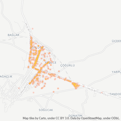 Dami ng Negosyo sa Postal Code 49200 - Muş, Lalawigan ng Muş