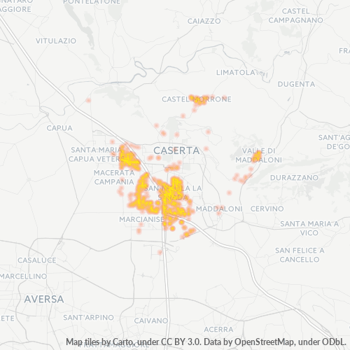 Dami ng Negosyo sa Postal Code 81020 - Caserta, Campania