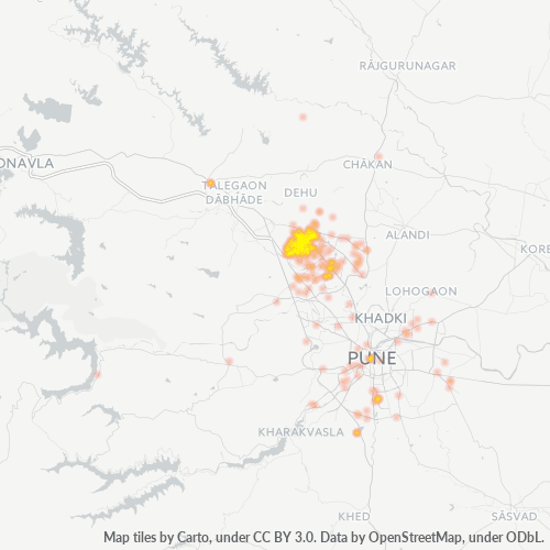 Dami ng Negosyo sa Postal Code 411044 - Pune, Maharashtra