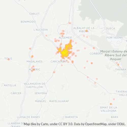 Dami ng Negosyo sa Postal Code 46600 - Espanya