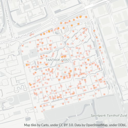 Dami ng Negosyo sa Postal Code 2623 - Delft, Provincie Zuid-Holland