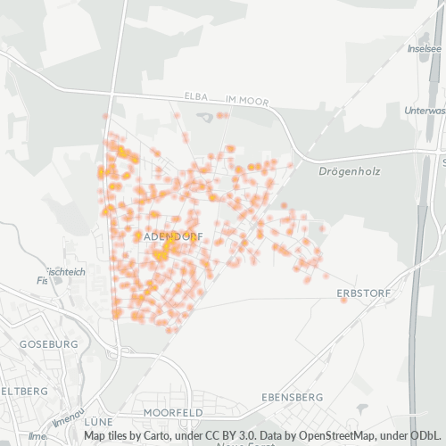 Business Concentration in Postal Code 21365 - Adendorf, Lower Saxony