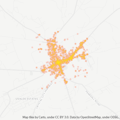 Mkusanyiko wa Biashara katika Posta 78801 - Uvalde, Texas
