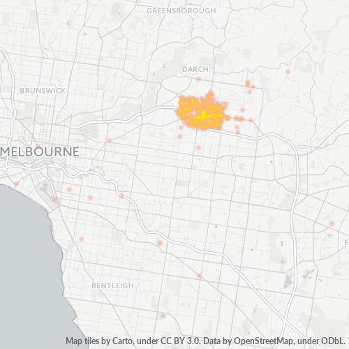 Dami ng Negosyo sa Postal Code 3108 - Doncaster, Victoria