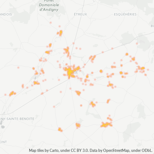 Dami ng Negosyo sa Postal Code 02120 - Lesquielles-Saint-Germain, Picardie
