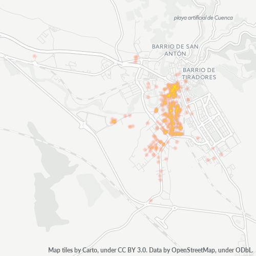 Dami ng Negosyo sa Postal Code 16003 - Cuenca, Castilla-La Mancha