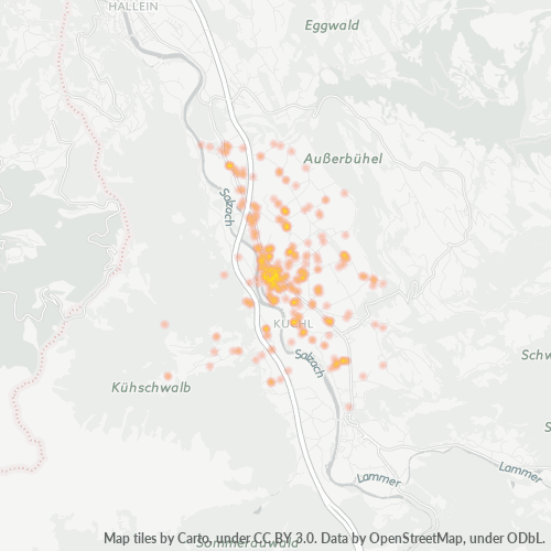 Dami ng Negosyo sa Postal Code 5431 - Kuchl, Salzburg (estado)