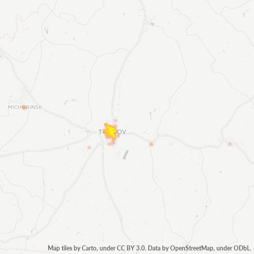 Dami ng Negosyo sa Postal Code 392000 - Tambov, Tambov Oblast