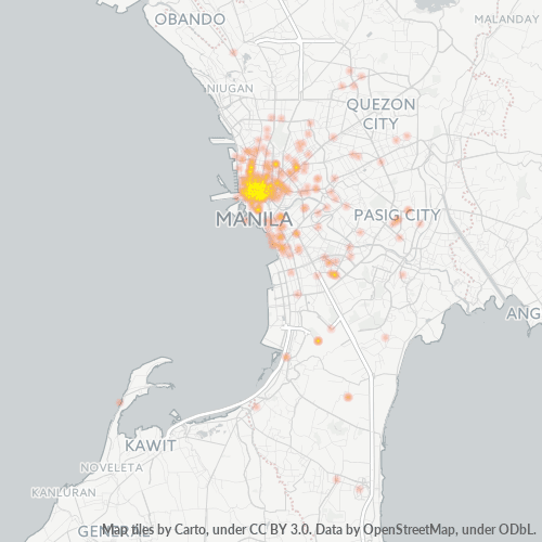 Business Concentration in Zip Code 1006 - Manila, Metro Manila