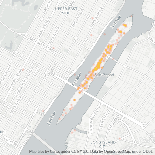 Bedriftskonsentrasjon i Postnummer 10044 - New York, New York (delstat)