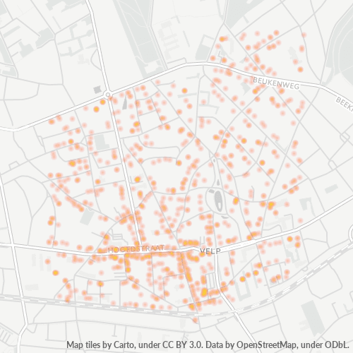Dami ng Negosyo sa Postal Code 6881 - Velp, Provincie Gelderland