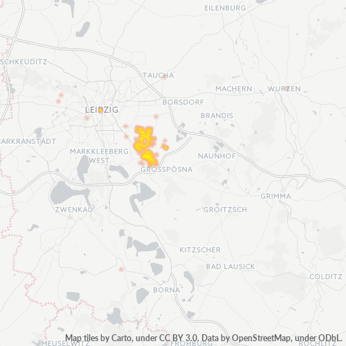 Business Concentration in Postal Code 04288 - Leipzig, Saxony