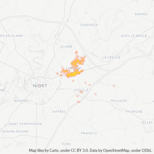 Dami ng Negosyo sa Postal Code 79180 - Chauray, Poitou-Charentes