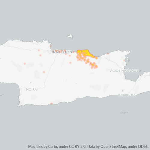 Dami ng Negosyo sa Postal Code 700 14 - Khersónisos, Creta