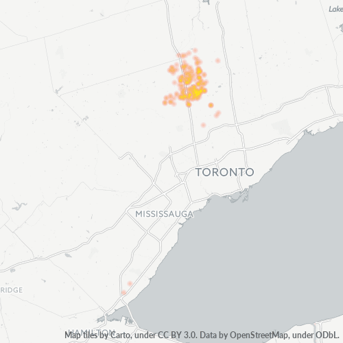 Bedriftskonsentrasjon i Postnummer L7B - King City, Ontario