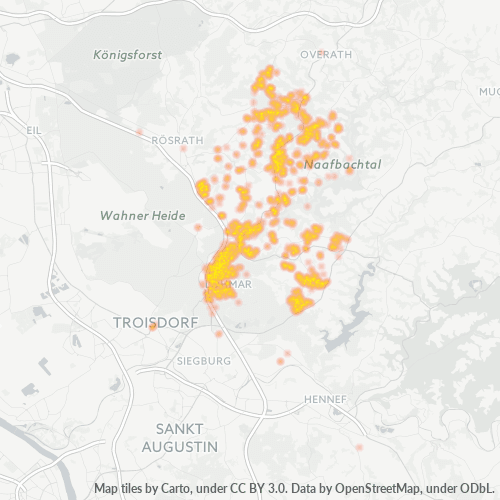 Business Concentration in Postal Code 53797 - Lohmar, North Rhine-Westphalia