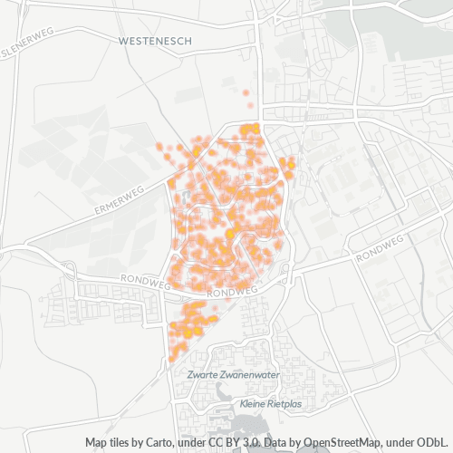 Dami ng Negosyo sa Postal Code 7812 - Emmen, Provincie Drenthe