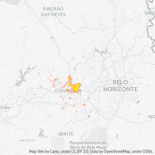 Dami ng Negosyo sa Postal Code 32371-000 - Contagem, Minas Gerais
