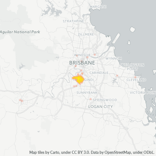 Dami ng Negosyo sa Postal Code 4105 - Moorooka, Queensland