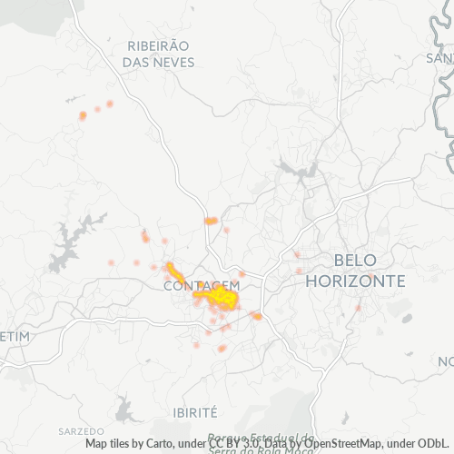 Dami ng Negosyo sa Postal Code 32310-000 - Contagem, Minas Gerais