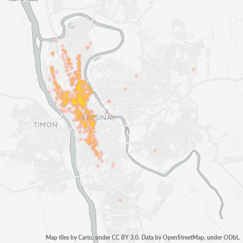 Dami ng Negosyo sa Postal Code 64002-000 - Teresina, Piauí