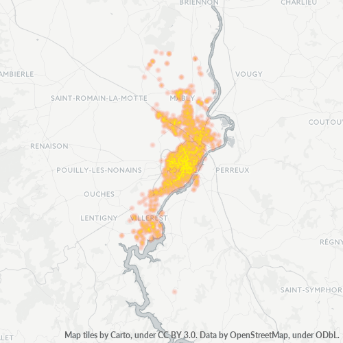 Dami ng Negosyo sa Postal Code 42300 - Roanne, Rhône-Alpes