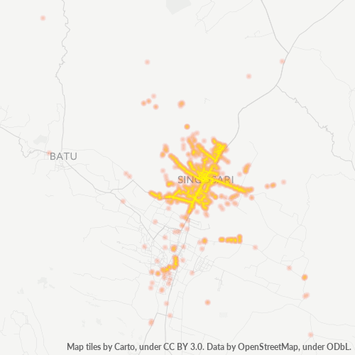 Dami ng Negosyo sa Postal Code 65153 - Malang, Silangang Java