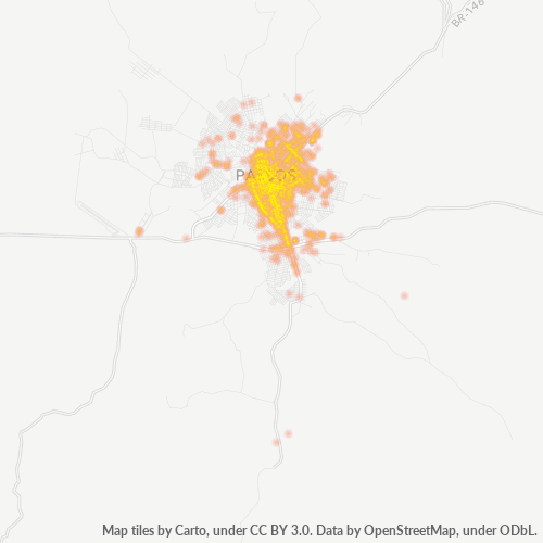 Dami ng Negosyo sa Postal Code 37900-000 - Passos, Minas Gerais