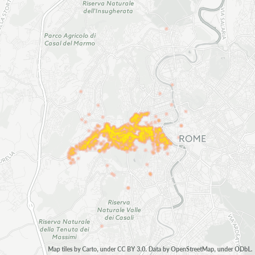 Dami ng Negosyo sa Postal Code 00165 - Roma, Lazio