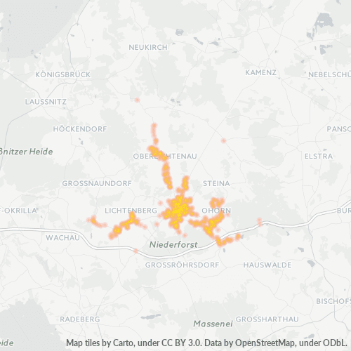 Konsentrasi Perniagaan di Poskod 01896 - Sachsen