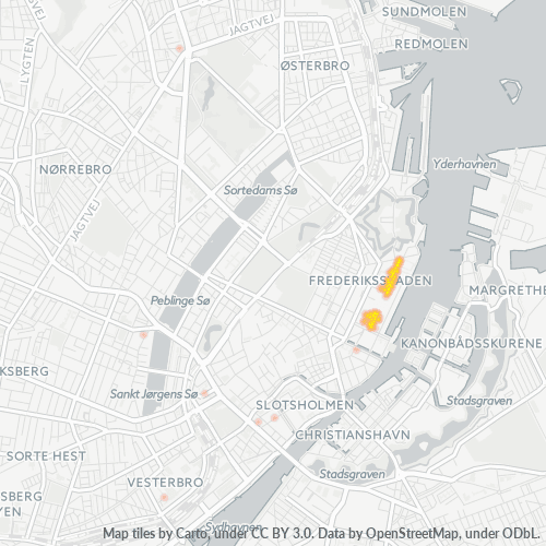 Dami ng Negosyo sa Postal Code 1256 - Copenhague, Region Hovedstaden