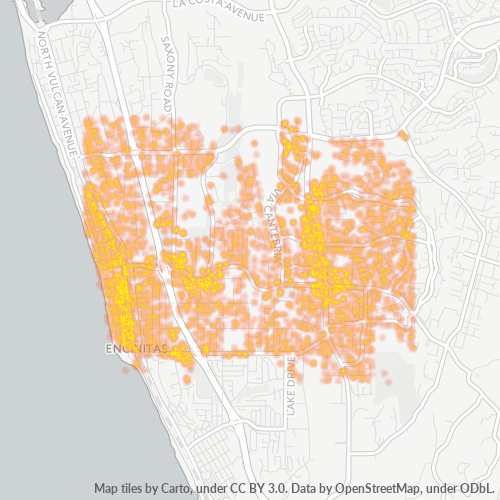 Virksomhedskoncentration i Postnummer 92024 - Encinitas, Californien