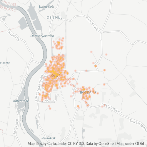 Dami ng Negosyo sa Postal Code 8121 - Olst, Provincie Overijssel