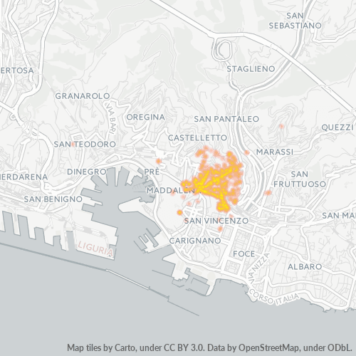 Dami ng Negosyo sa Postal Code 16122 - Genoa, Liguria