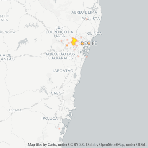 Dami ng Negosyo sa Postal Code 50740-000 - Recife, Pernambuco