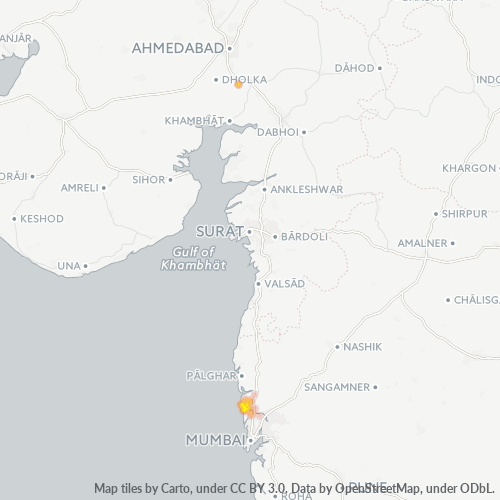 Dami ng Negosyo sa Postal Code 401201 - Thāne, Maharashtra