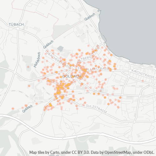 Dami ng Negosyo sa Postal Code 9403 - Goldach, Kanton St. Gallen