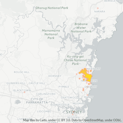 Dami ng Negosyo sa Postal Code 2101 - Ingleside, New South Wales