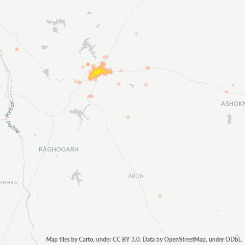 Dami ng Negosyo sa Postal Code 473001 - Guna, Madhya Pradesh