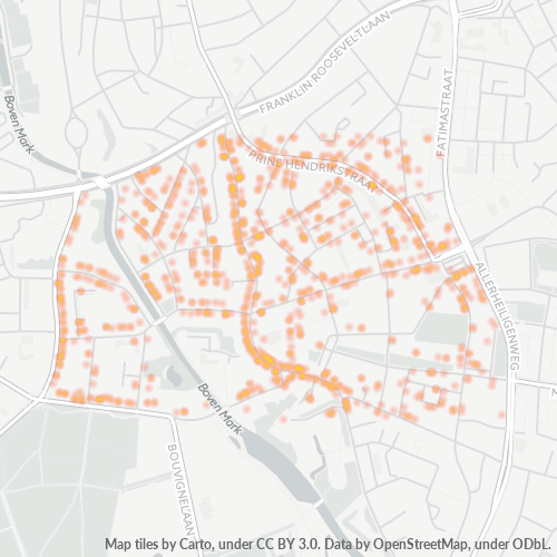 Dami ng Negosyo sa Postal Code 4835 - Breda, Provincie Noord-Brabant