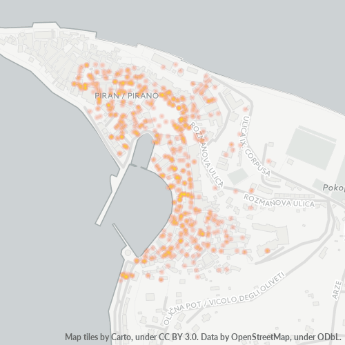 Bedrijfsconcentratie in Postcode 6330 - Piran