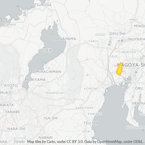 Bedrijfsconcentratie in Postcode 497 - Kitagata, Gifu (prefectuur)